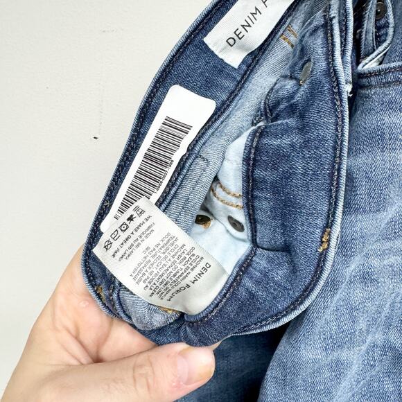 ARITZIA Denim Forum Women The Lola High Rise Skinny Jeans Medium Wash Size 28 - Picture 4 of 6